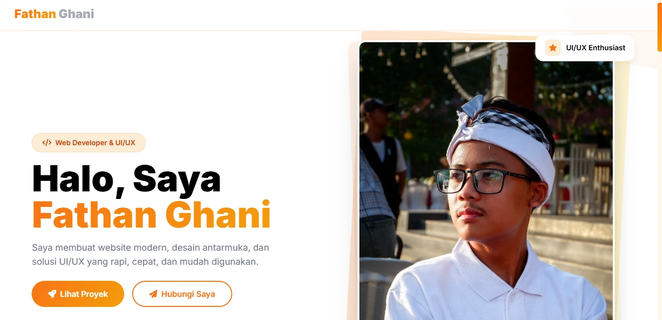Portfolio M. Fathan Ghani Hidayat