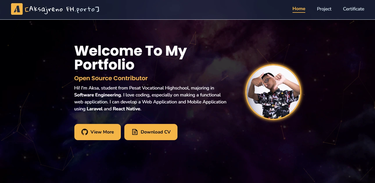 Portfolio Aksajreno Fathukhotir Hayu